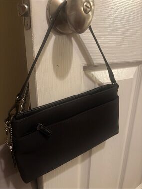 Black Coach nylon Women's clutch Bag - Minimal Wristlet
